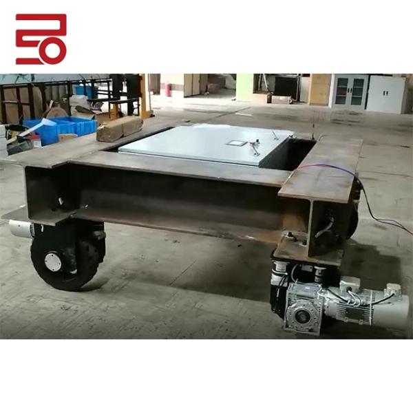 4 Wheel Drive Automated Guided Vehicle Carts 10000KG load Flexible Handling Flatbed