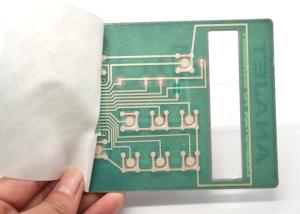Silicone Rubber Keys Membrane Switch with Aluminum Panel