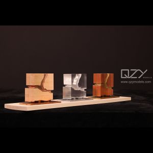 Plexiglass CNC Architecture Model Gift 1:500 MAD ODM