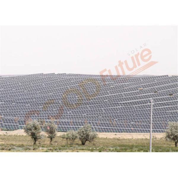 1000V Slew Drive Solar PV Tracker String Powered Self Cleaning