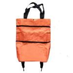 Folding 600D Fabric Shopping Bags Tote Wheel Bag Size Can Extend
