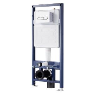Buy cheap Rectangular Plastic In Wall Cistern Toilet - Compact and Space-saving product