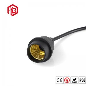 China Electrical Light PVC E27 Bulb Holder Connector Male Female Lamp Holder Plug on sale
