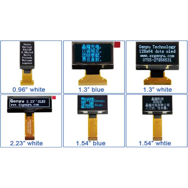 Dot Matrix OLED Screen 128x32 128x64 256x64 I2C SPI Micro Display 0.42/0.49/0.66/0.69/0.78/0.87/0.91/0.96/1.3/1.54/2.42