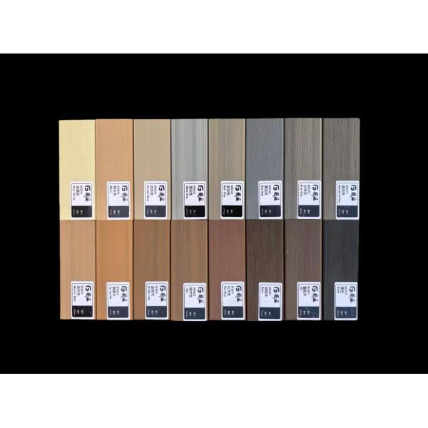 Modern Wood Plastic Composite Fence Privacy Wpc Fence DIY Size