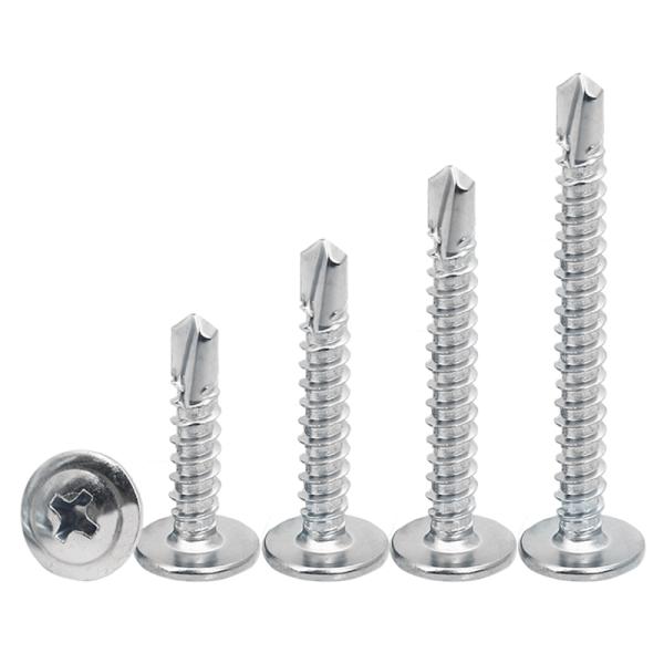 CSK Head Stainless Steel Hexagonal Drill Tail Screw with Gasket Made to Customer Reques