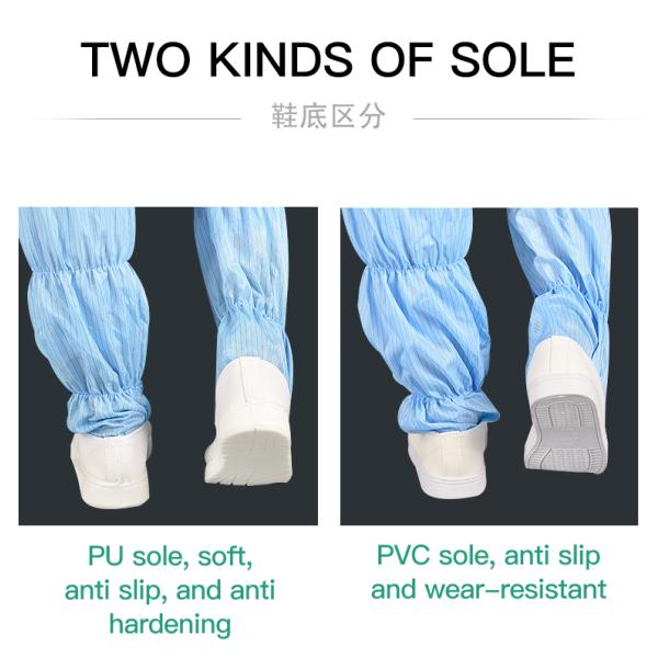 HANYANG CLEAN H-3516 Anti-Static Cleanroom Boots for ESD Protection