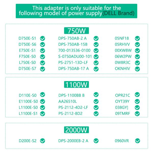 Upgrade Version ATX 12x 6Pin Breakout Board With Flash LED For Dell Brand PSU And Bitcoin Mining