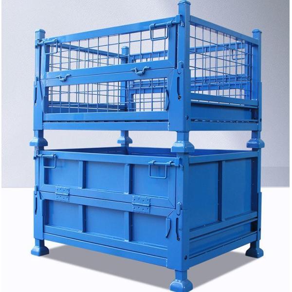 Development Conventional Stackable Mesh Steel Stillage Wire Container Cage for Waste