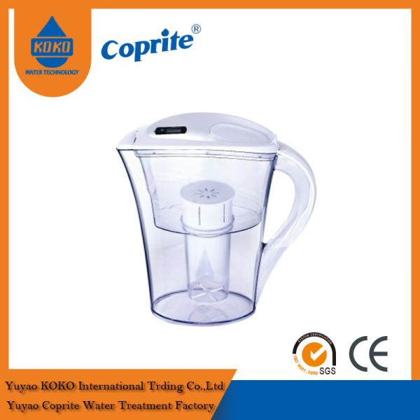 Quality 2.5L / 1.3L Countertop Brita Alkaline Water Jug / Water Purification Pitcher for sale