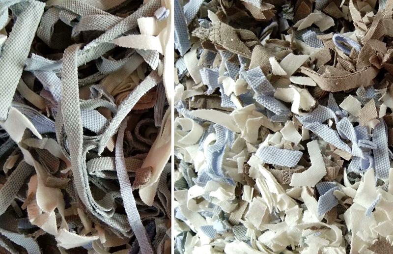 Waste textile recycling machine fabric old clothes fiber crusher shredder machine