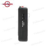 Black Color Wireless Camera RF Detector , Hidden Camera Detector Silent