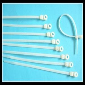 China Mountable head cable ties, cable tie with mounting hole, zip tie with mountable head on sale