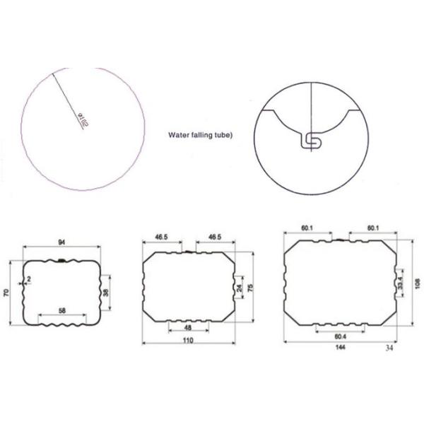 Fully Automatic Rectangle Downpipe Roll Forming Machine Speed 12 - 18m Every Min
