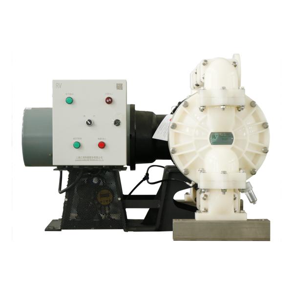 Motor Driven Diaphragm Pump With Electric Motor 3 Inch PVDF Fuel 5.5KW