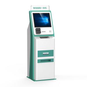 Touch Screen Hotel Check In Kiosk With Passport / ID Scanner Hotel Key Card Dispenser