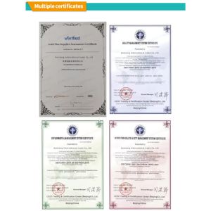 Hebei Guixiang International Trade Co., Ltd. Certifications