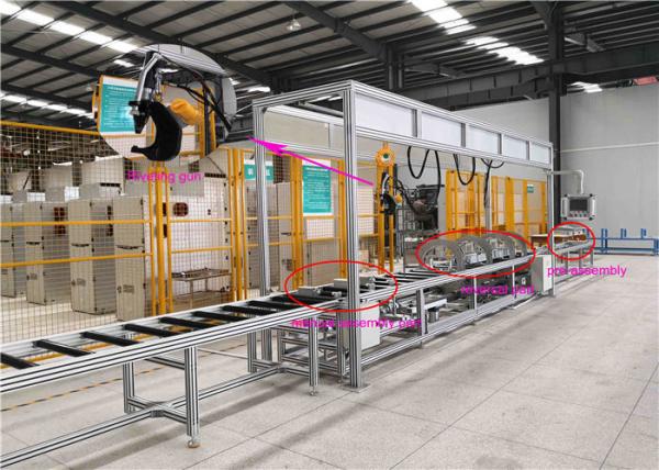 Quality Manual Riveting Semi Automatic Busbar Assembly Line for sale