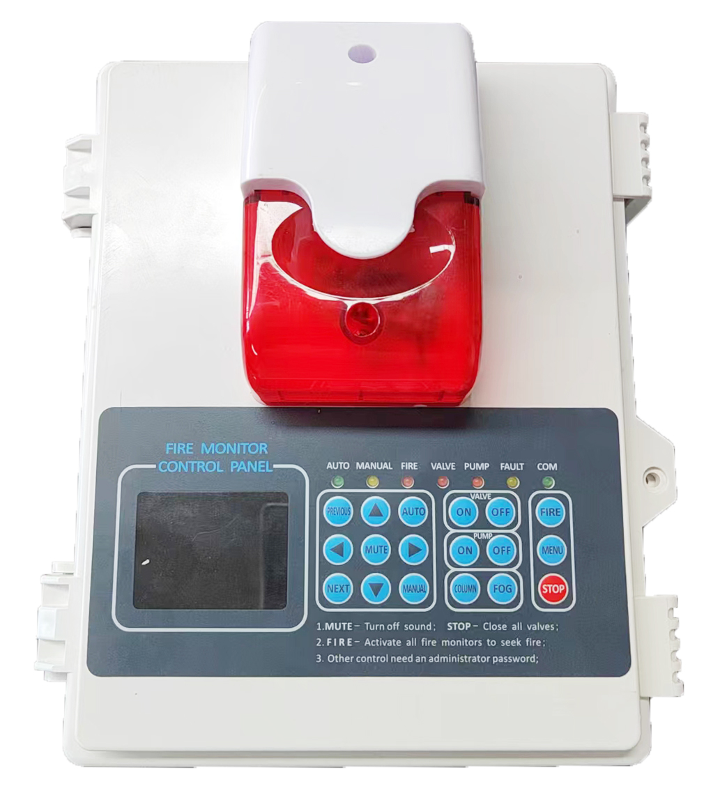 CAN BUS Communication Fire Monitor System 0.6MPa Remote Control Fire Monitor