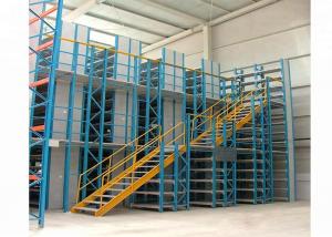 China Heavy Duty Steel Mezzanine Floor Racking System Multi Levels Shelves Anti Rust on sale