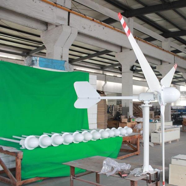 Flange Connection Wind Turbine Generator System 100KW 380V