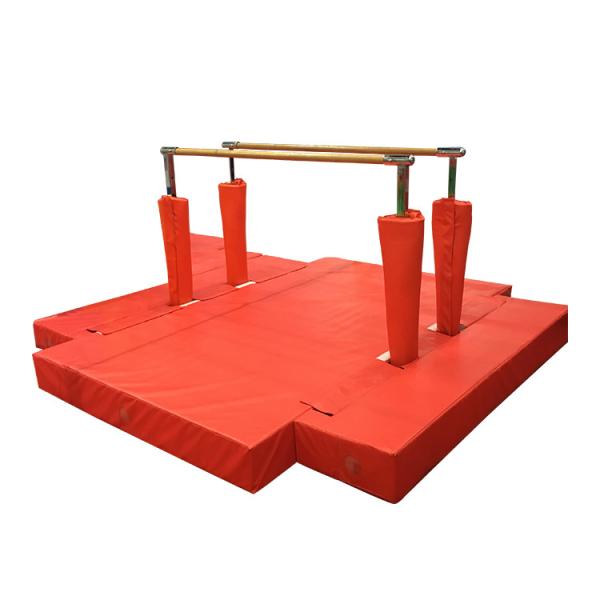 Adjustable Parallel Gymnastics Uneven Bars With Mat Best-059 Easy Install