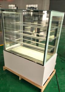 Buy cheap Black Color Right Angle Good Quality Compressor Dessert Display Cooler For Cake Bread Ice Cream Showcase product