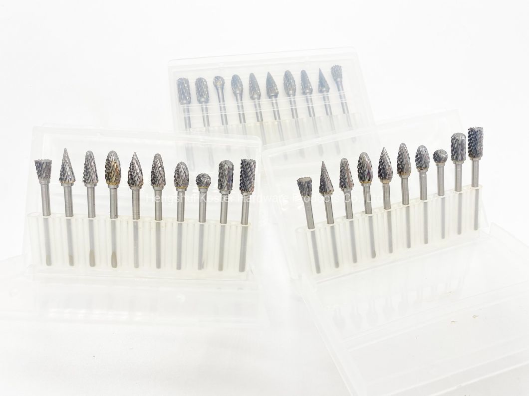 Sf5-NF Aluma Cut Carbide Rotary Burr File for Aluminum 1/4 Inch Shank Die Grinders Tree Shape Radius End Burr