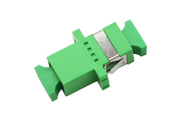 Singlemode Simplex Fiber Optic Adapter SC APC To SC APC Adapter With Flange