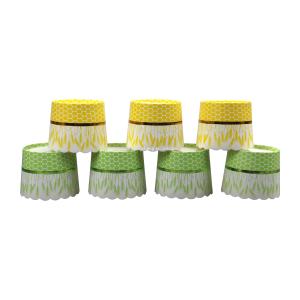 Wave Edge Greaseproof Cupcake Liners Paper Muffin Panettone Baking Cups