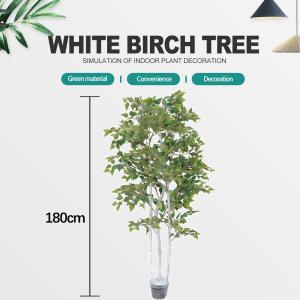 China Outdoor Indoor Artificial White Birch Tree Plants Architectural Landscaping on sale