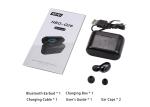 Mono Bluetooth Headphone,Smartphone Bluetooth Headset , T5 Version ,While Black