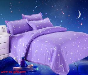 China New Printing Bedding Set Fashion Bed Sheet Duvet Cover Pillowcase Winter Cotton Bed set on sale