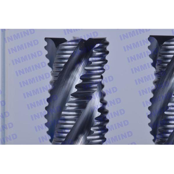 HRC60 4mm - 20mm 4 Flute Carbide End Mill , Cutting Mill Machine Milling Tool Bits