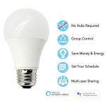 WiFi Direct Connection Controllable Light Bulb , Smart Home Wifi Enabled Lights