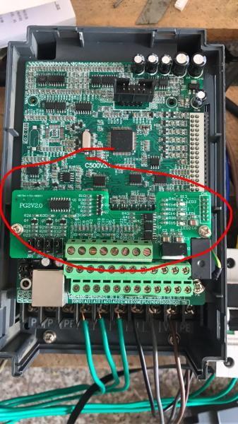 Quality Frequency Inverter AC Drive PG Card Closed Loop Vector Control VFD Accessories for sale