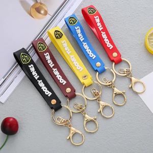China Personalized PVC 3d Customized Soft Pvc Keychains Silicon Rubber Key Chain on sale