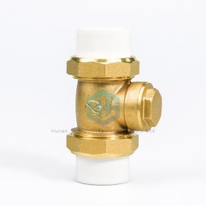 Vertical PPR Double Union Non Return Valve for Water Meter Free Sample