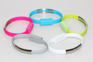 Micro USB 2.0 Data Sync Charger Wrist Bracelet Cable Cord for Samsung Phone