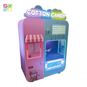 China 22 Touch Screen Auto Cotton Candy Vending Machine With Credit Card Payment System on sale