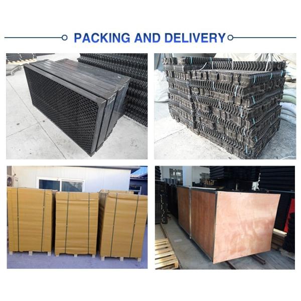 19mm International Cooling Tower Fill Media 0.32-0.6mm 1020/1220/1520mm