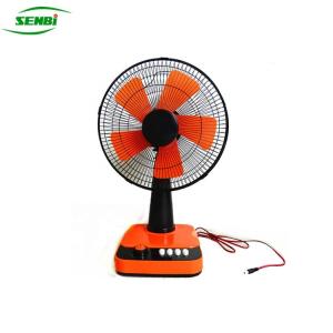 Buy cheap High Performance Dc Motor Oscillating Table Fan Red Color For Home product