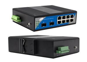 Managed SFP Ethernet Switch 8 Port Gigabit POE Switch 8 Ethernet 2 SFP Port