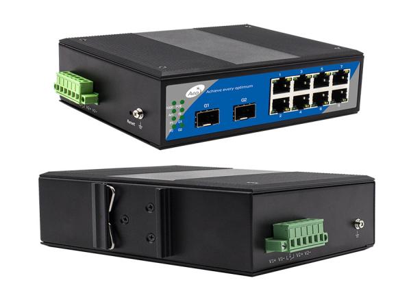 Quality Managed SFP Ethernet Switch 8 Port Gigabit POE Switch 8 Ethernet 2 SFP Port for sale