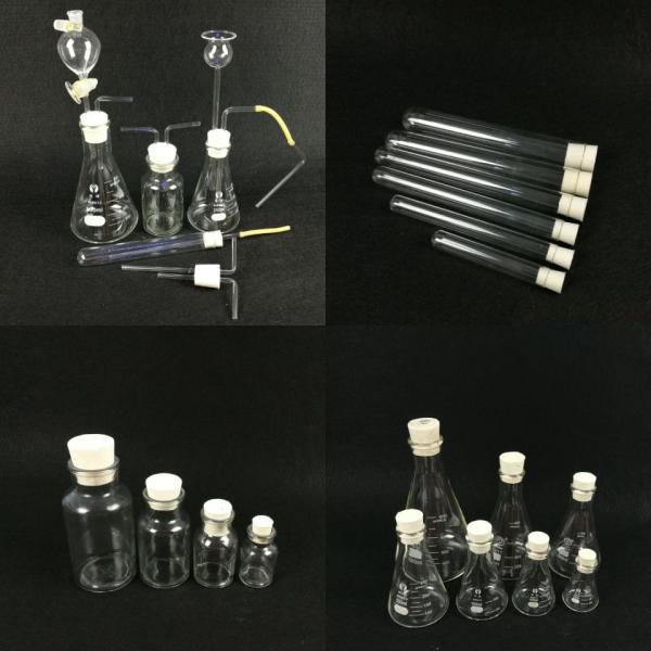 Lab Rubber Stoppers With Holes , Silicone Stoppers For Laboratory Equipment