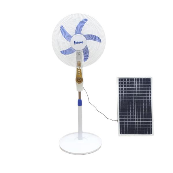 AC DC Operated Oscillation 3 Speed Cooling Stand 16 Inch Floor Fan Rechargeable