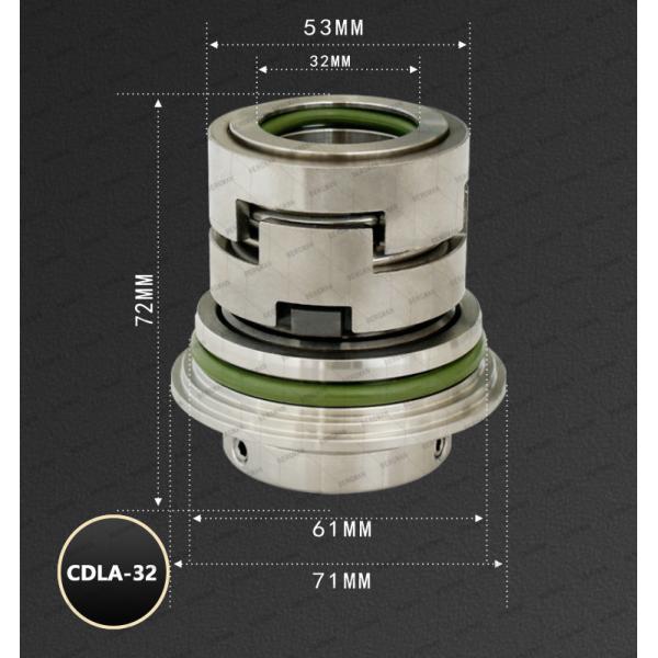 NJK CDLA-32mm CNP CDLF CDMF Stainless Steel Vertical Multistage Pump Mechanical Seal