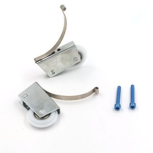 Buy cheap Metal Wardrobe Nylon Door Rollers 608A Bearing ODM Chrome Plating product