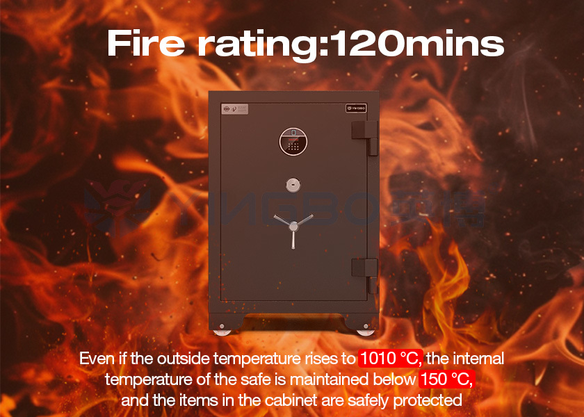 Good Safe Box With Fingerprint Lock Durable Solid Steel Anti Theft Fire Proof Safe Box