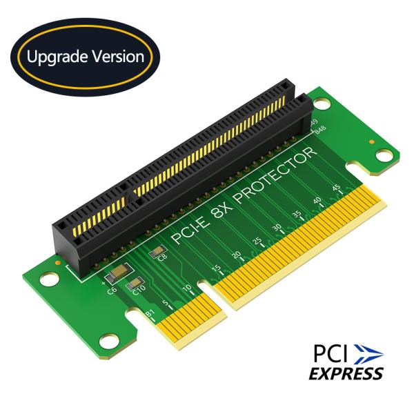 PCI-Express 8X Riser Card 90-Degree Left-Angle Adapter Card 1U Height Computer